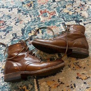 Frye Tyler Cognac Brown Boots - Size 7